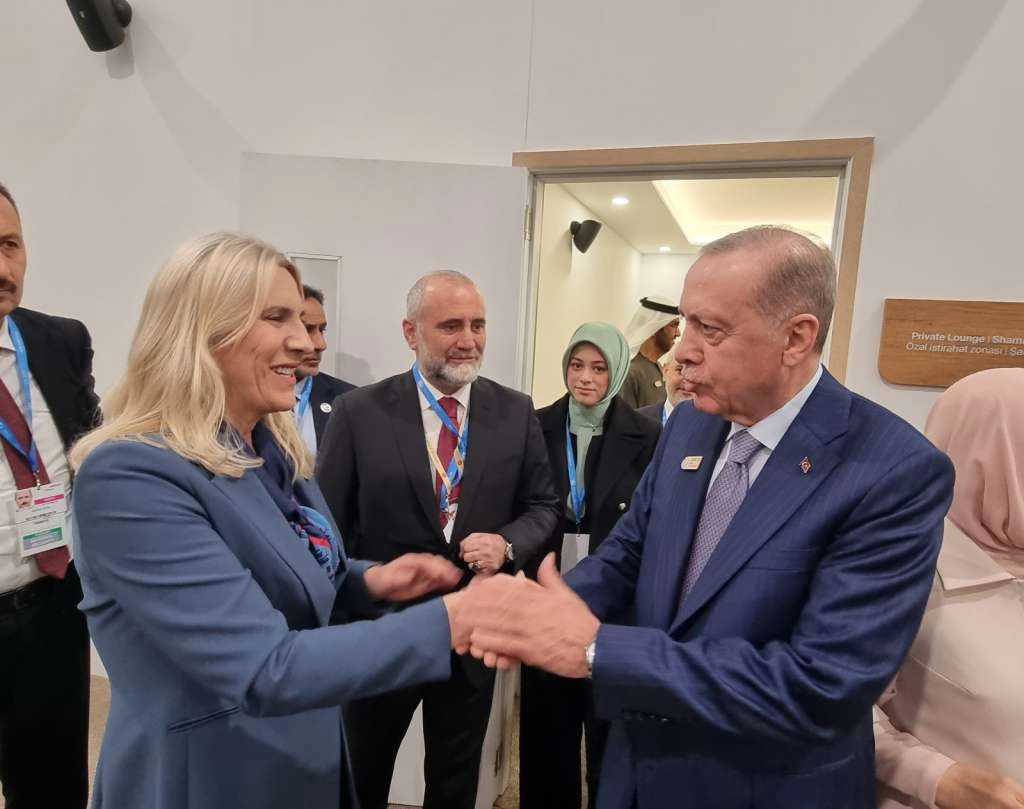 Cvijanović izrazila Erdoganu zahvalnost na dobroj saradnji i prijateljskom odnosu prema bh. narodima