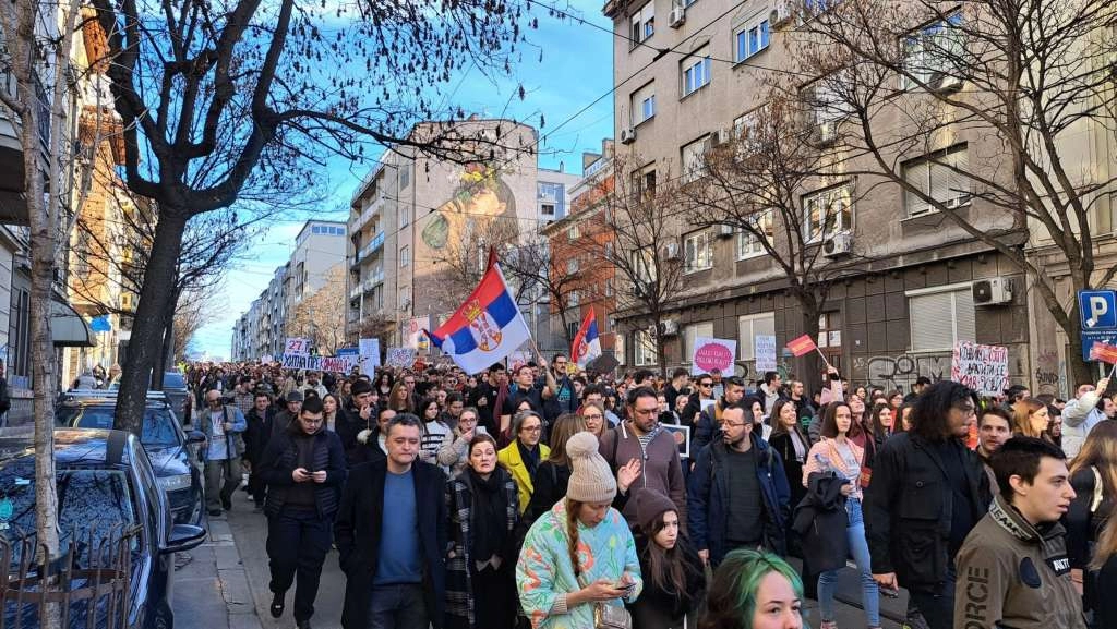 Studenti u blokadi 30. listopada u šetnji do Novog Sada