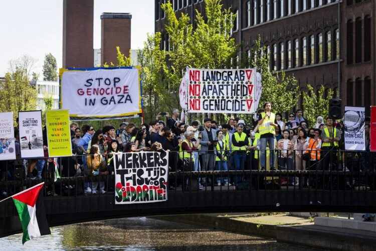 Policija okončala još jedan propalestinski prosvjed u Amsterdamu