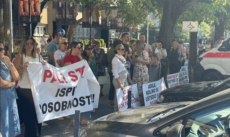 Novi prosvjed u Mostaru: Štrajk pravosuđa se nastavlja