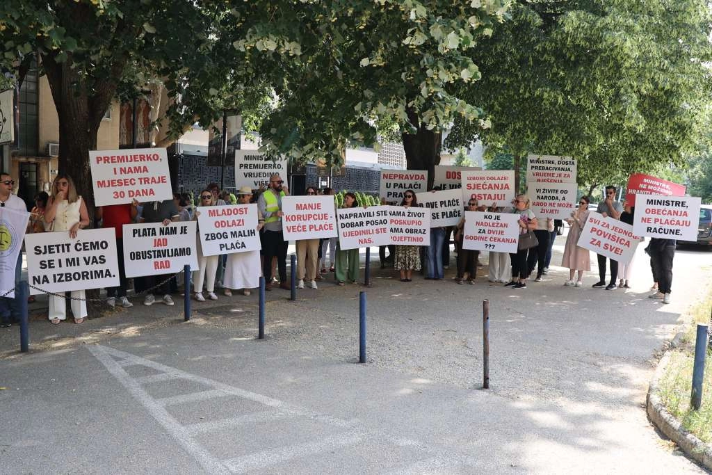 Vlada HNŽ-a pozvala Sindikat djelatnika u pravosuđu na prekid štrajka